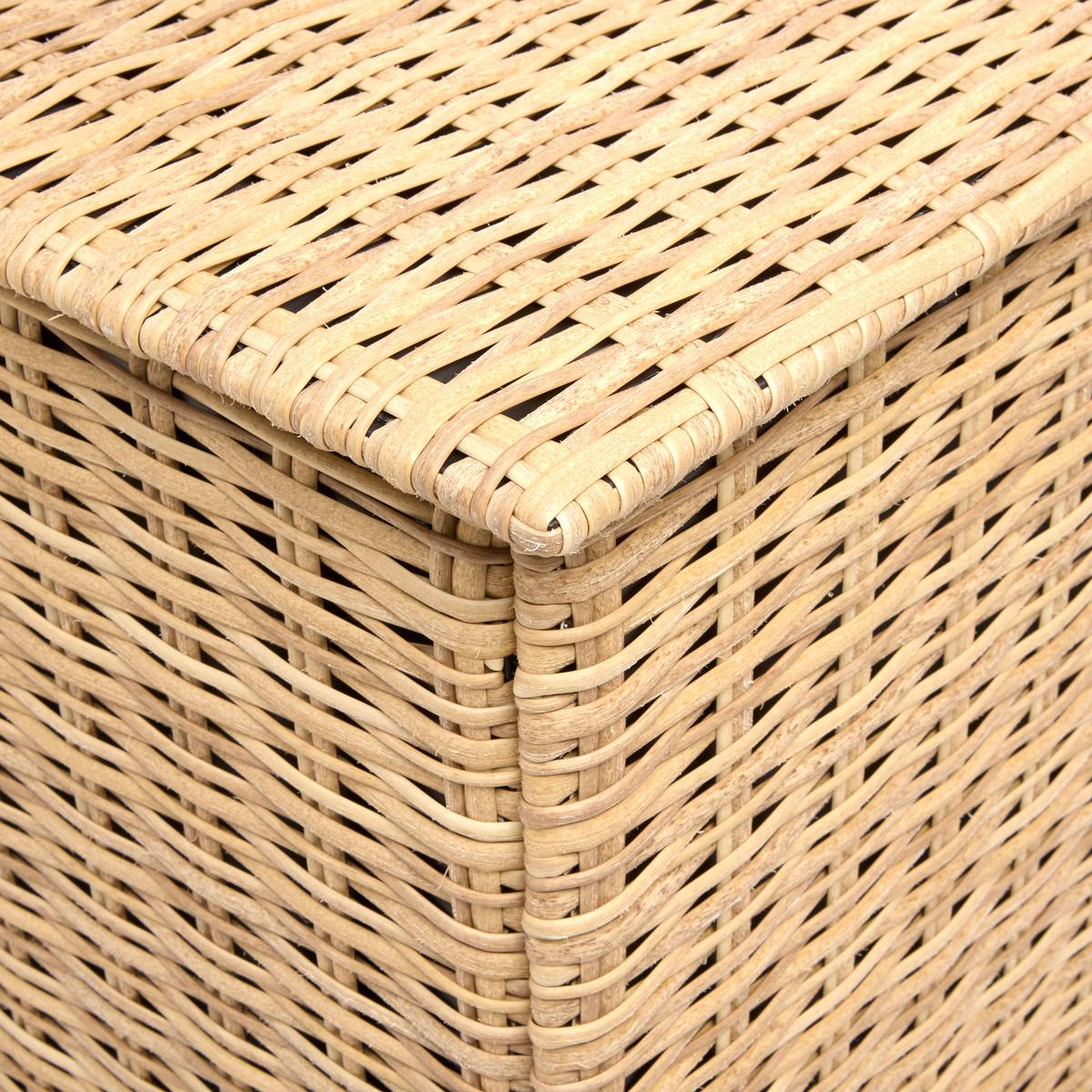 Coffre de rangement BAYANA Savana 300L - Acier, Résine tressée synthétique Savana