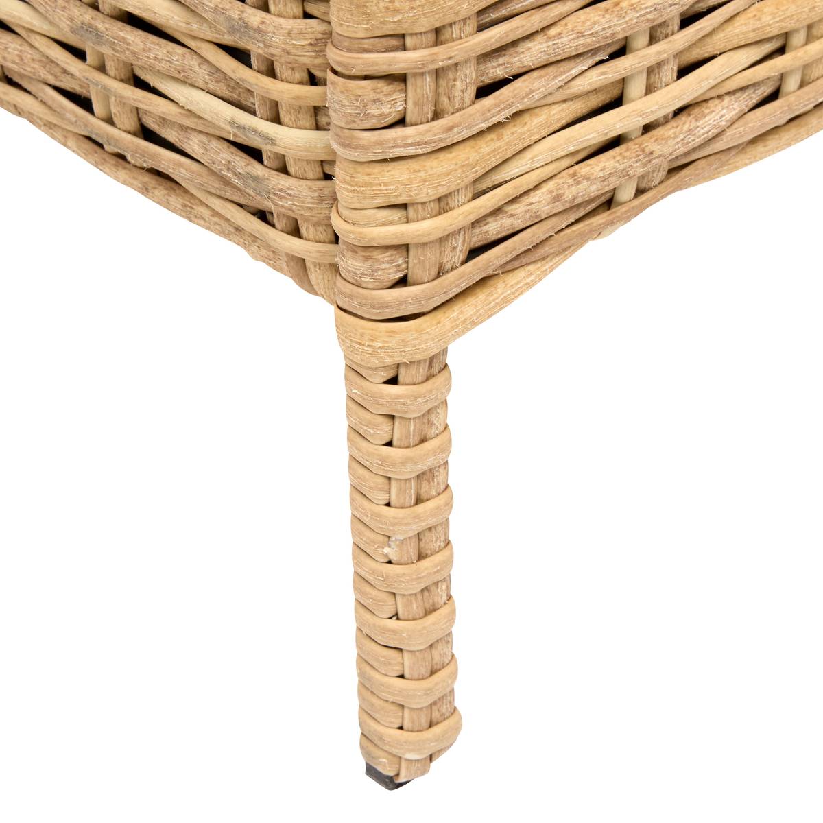 Coffre de rangement BAYANA Savana 300L - Acier, Résine tressée synthétique Savana