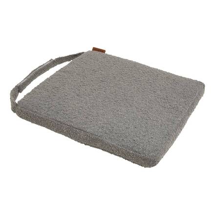 Galette de chaise SOLFIA Gris Ardoise 40 x 40 cm - Polyester