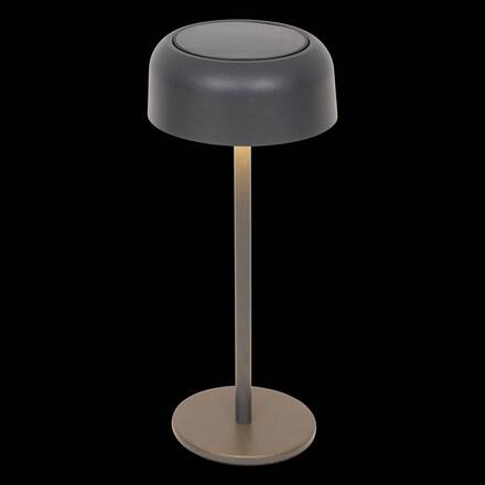 Lampe solaire BOLTY Graphite H.30 cm - Aluminium