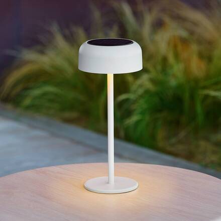 Lampe solaire BOLTY Argile H.30 cm - Aluminium