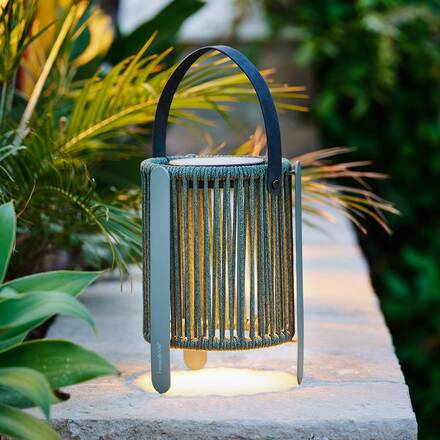 Luminaire d'extérieur LINY Gris D. 22,5 cm - Aluminium, Coton