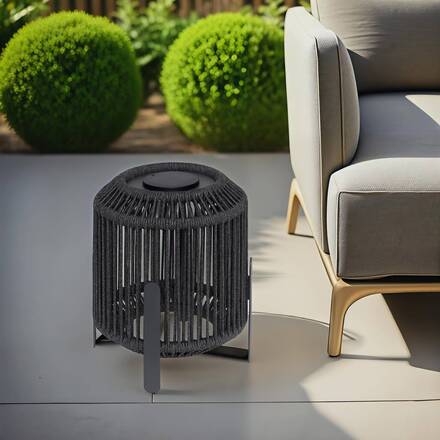 Luminaire d'extérieur LINY Gris D. 35 cm - Aluminium, Coton