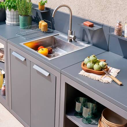 Passoire De Cuisine Extensible Vert - Égouttoir Évier Pliable Résistant Chaleur, Design Moderne Et Gain De Place