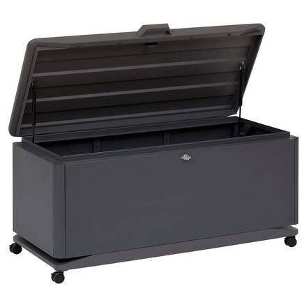 Coffre de rangement ALUMIA Graphite 350L - Acier, Aluminium