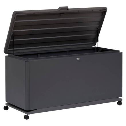 Coffre de rangement ALUMIA Graphite 750L - Acier, Aluminium