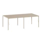 Pergola bioclimatique autoportante EVORA Argile 6 x 3 m - Structure et lames doubles en aluminium Argile