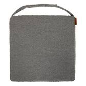 Galette de chaise SOLFIA Gris Ardoise 40 x 40 cm - Polyester Gris ardoise