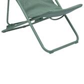 Chilienne de jardin empilable pliable MIRAEL Laurier 4 positions Laurier