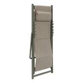 Chilienne de jardin pliable LUNIVIA Laurier 5 positions Laurier