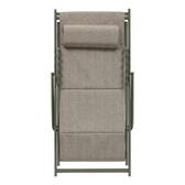 Chilienne de jardin pliable LUNIVIA Laurier 5 positions Laurier