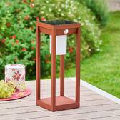 Luminaire d'extérieur PIKY Acajou H. 40 cm Acajou