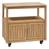 Module pour cuisine d'été LODGIA Beige 87 x 86 x 50 cm - Acier, Aluminium, Acacia certifié FSC® Acacia
