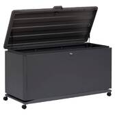 Coffre de rangement ALUMIA Graphite 750L - Acier, Aluminium Graphite