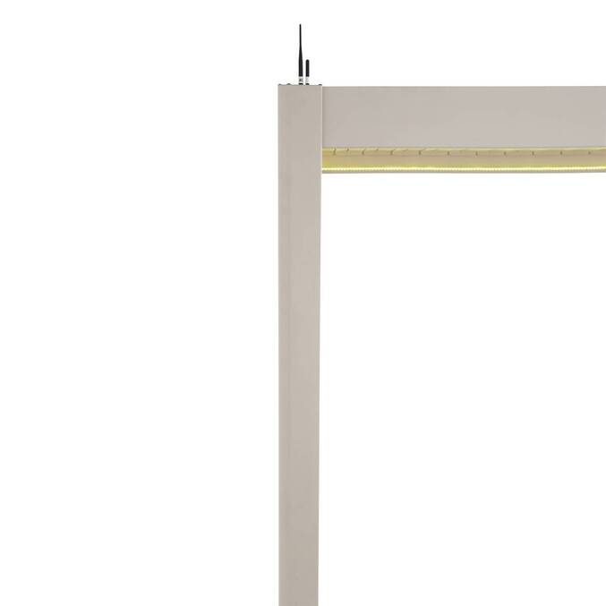 Pergola bioclimatique électrique EVORA Argile 6 x 3 m - Structure et lames doubles en aluminium3704