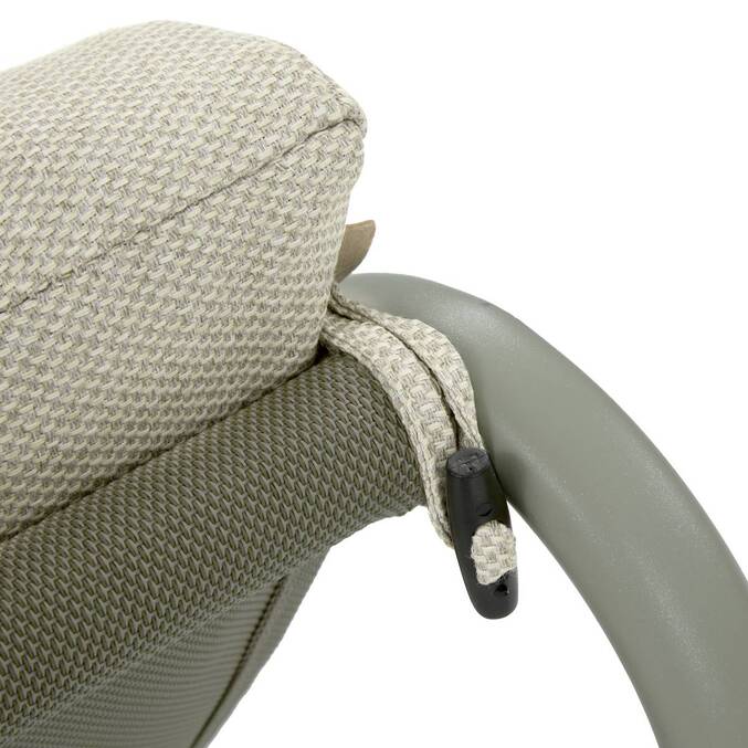 Fauteuil de jardin CELESTAM Vert laurier Acier traité époxy, Traitement anti-rouille renforcé, Texaline3795