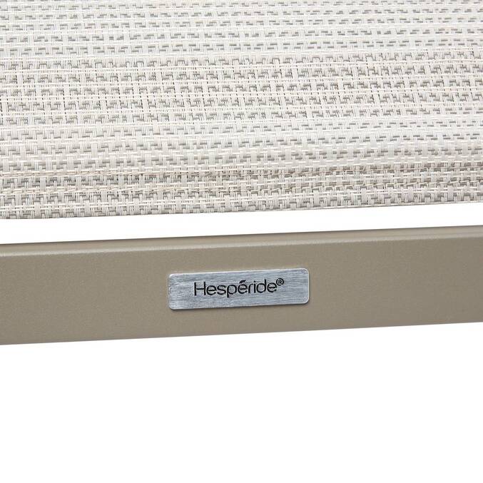 Transat OSMALA Café / Café 4 positions - Texaline, Aluminium traité époxy3443