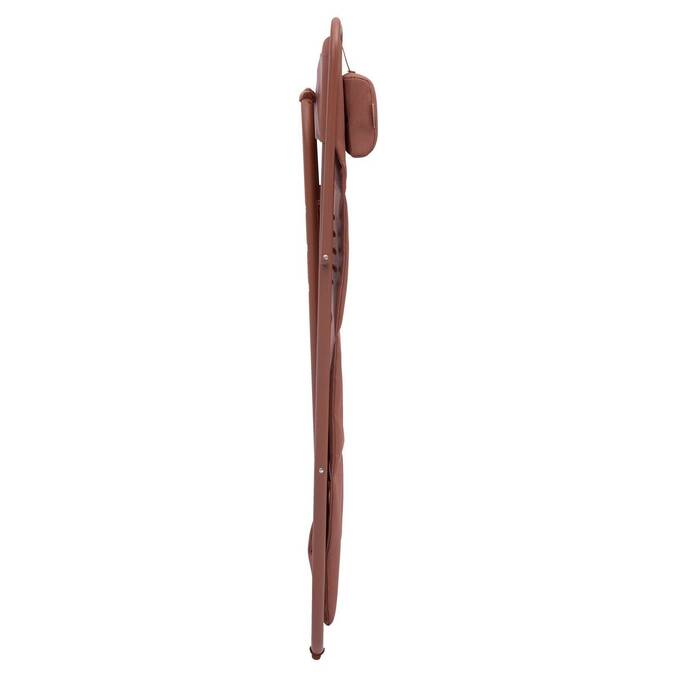 Chilienne de jardin empilable pliable MIRAEL Acajou 4 positions3878
