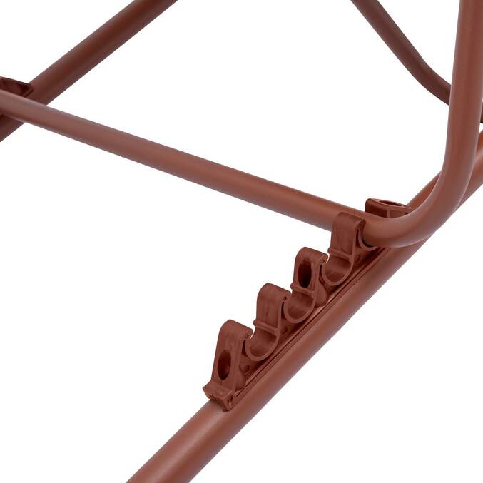 Chilienne de jardin empilable pliable MIRAEL Acajou 4 positions3878