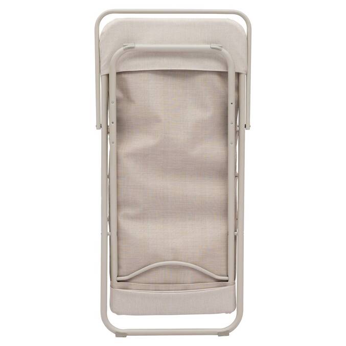 Chilienne de jardin pliable NILLIA Lin / Argile 4 positions3757