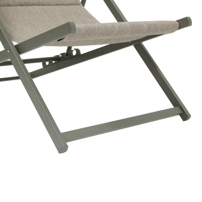 Chilienne de jardin pliable LUNIVIA Laurier 5 positions3795