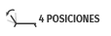 4 POSICIONES - 4 POSITIONS