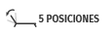 5 POSICIONES - 5 POSITIONS