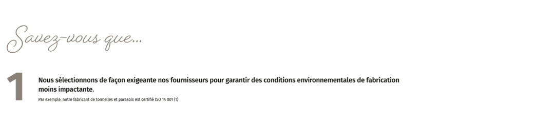 Savez-vous que..
