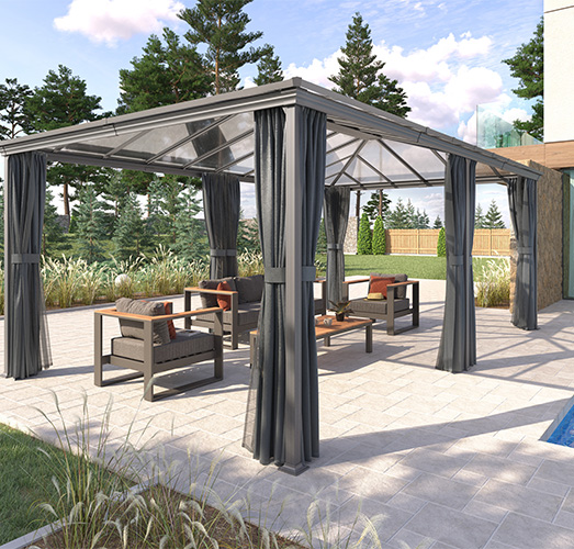 Pergola autoportante 523x500