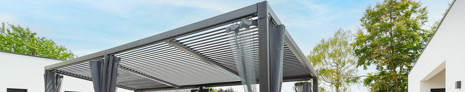 Pergola alu 1600x319