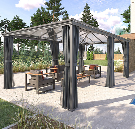 Pergola autoportante 523x500