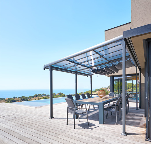 Pergola acier 523x500