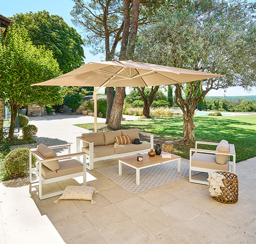 Parasol salon de jardin -1