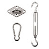 Accessori per vele ombreggianti, schermi