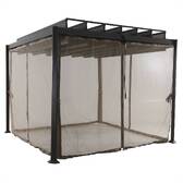 Tende zanzariere per gazebo FLAMENCO Nocciola Per FLAMENCO 3 x 2 m - Poliestere Nocciola