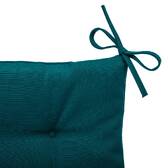 Cuscino per sedia quadrato 4 punti KORAI Blu anatra 40 x 40 cm - Poliestere Blu anatra