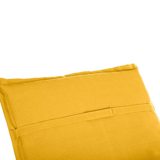 Cuscino per sdraio KORAI Giallo senape 190 x 60 cm - Poliestere Giallo senape