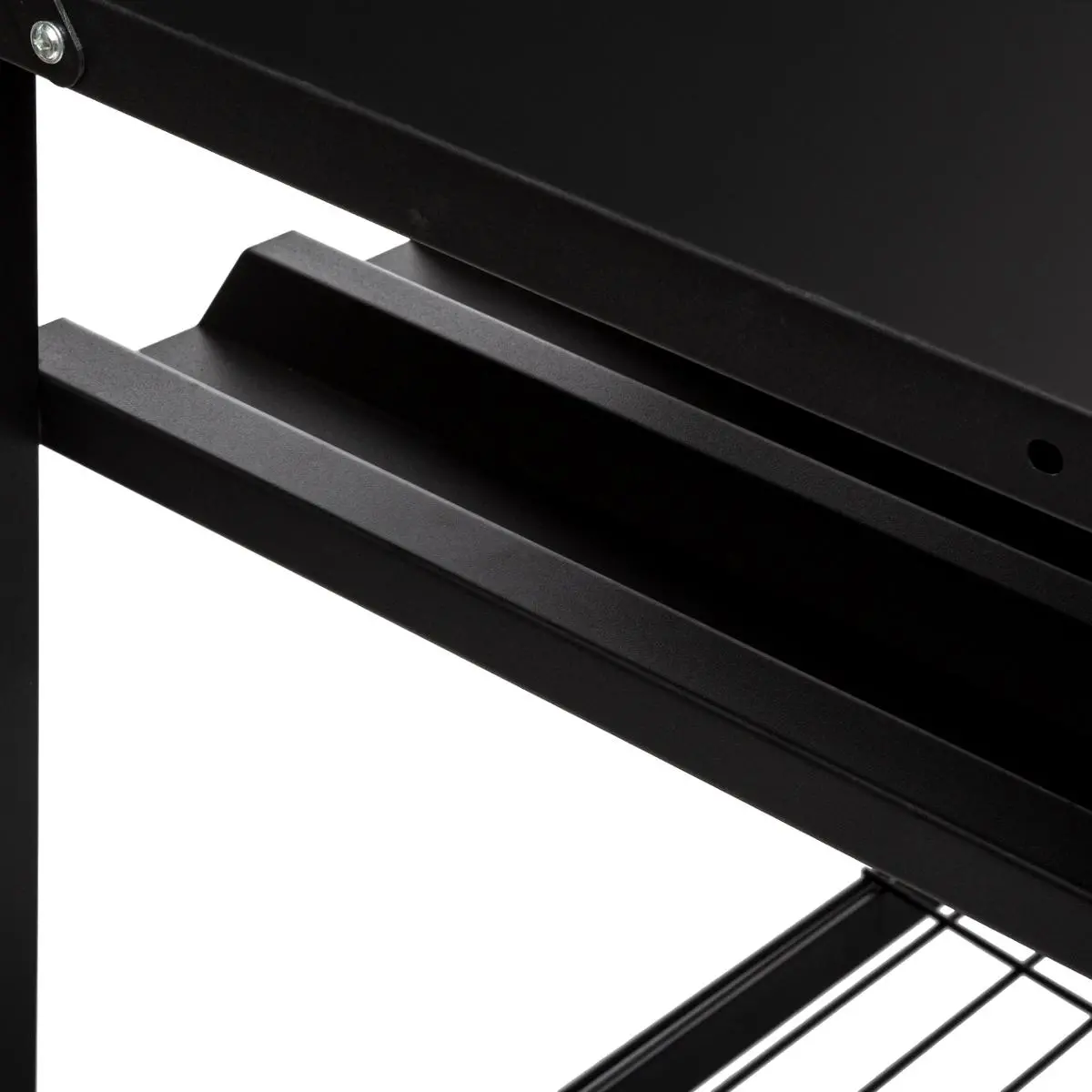 Carrello per plancha nero 100 x 45 x 106 cm - Ferro Nero