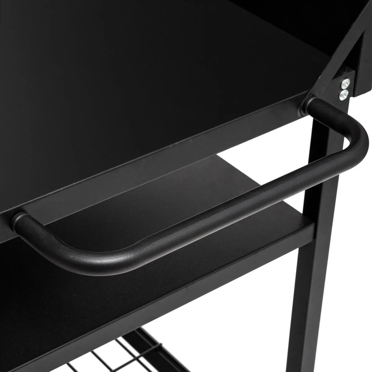 Carrello per plancha nero 100 x 45 x 106 cm - Ferro Nero