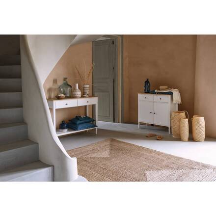 Set di 3 lanterne da esterno NOOR Beige H. 52 cm