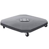 Piastra per ombrellone ATIAVO Grigio 90 kg - Cemento Grigio