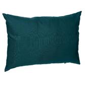 Cuscino decorativo per esterni KORAI Blu anatra 30 x 50 cm - Poliestere Blu anatra