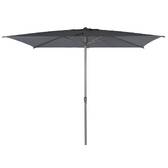 Ombrellone dritto rettangolare inclinabile LOOMPA Ardesia 3 x 2 m - Alluminio, Poliestere Ardesia