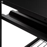 Carrello per plancha nero 100 x 45 x 106 cm - Ferro Nero