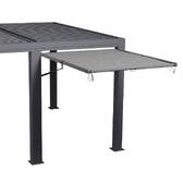 Tenda per pergola bioclimatica MAJAÉ Granito Per MAJAÉ 3,6 x 3,6 m - L. 158 cm - Alluminio, poliestere Granito