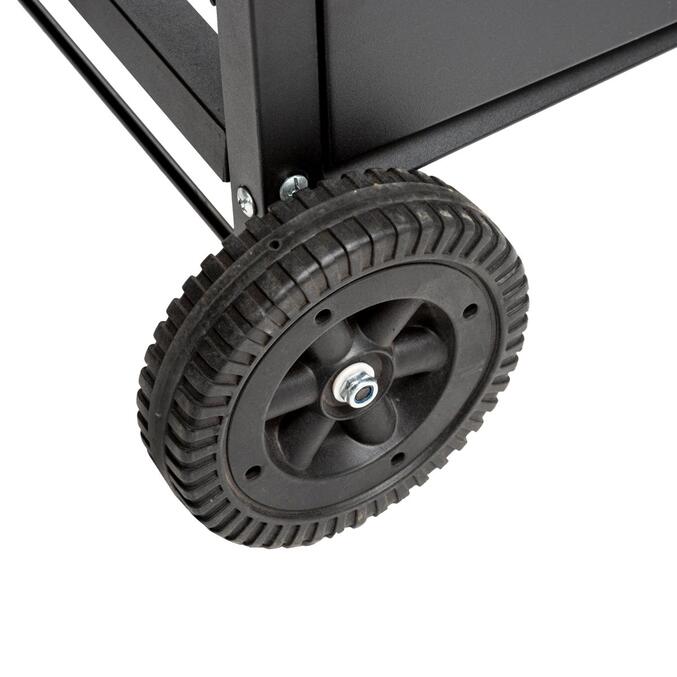 Carrello per plancha nero 100 x 45 x 106 cm - Ferro Nero