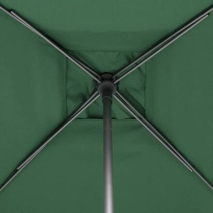 Ombrellone dritto quadrato inclinabile SOYA Verde oliva 2,5 x 2,5 m - Acciaio, Poliestere