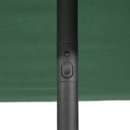 Ombrellone dritto quadrato inclinabile SOYA Verde oliva 2,5 x 2,5 m - Acciaio, Poliestere