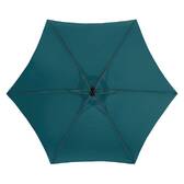 Ombrellone decentrato rotondo MANOA Blu anatra 3 m - Alluminio trattato con epossidica, acciaio, poliestere Blu anatra
