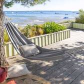 Tela per amaca YAQUI Grigio perla 307 x 80 cm - Cotone, Poliestere Grigio perla